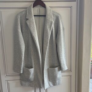 Marine Layer Thick Oversized Open Cardigan Sweatshirt Blazer Gray Women’s Medium